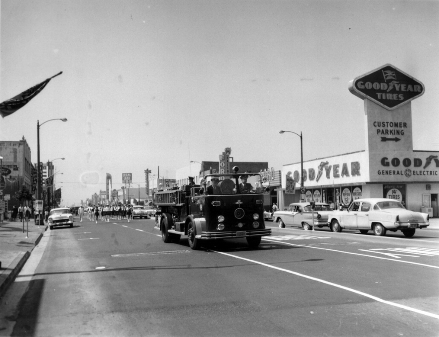 Market Street Reopening Parade July 15, 1960 - photo courtesy of the Inglewood Public Library Collection